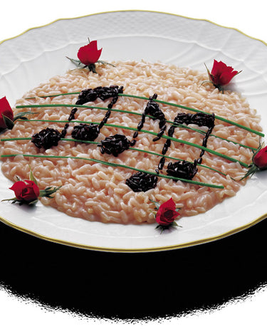 foto ricetta Riso con gamberi di Sanremo e roselline 