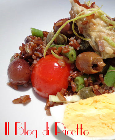foto ricetta Insalata di riso rosso - "Riz Rouge alla mediterranea" 