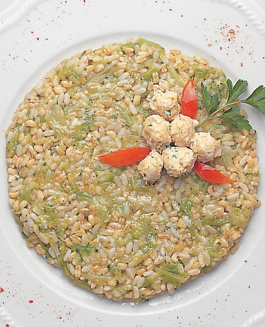 foto ricetta Riso integrale, verza e baccalà 