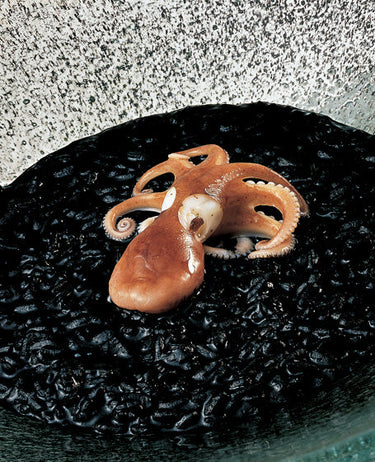 foto ricetta Risotto mantecato al nero di seppia 