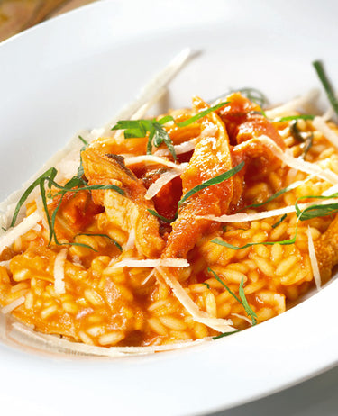 foto ricetta Riso Carnaroli con trippa, mentuccia e pecorino 