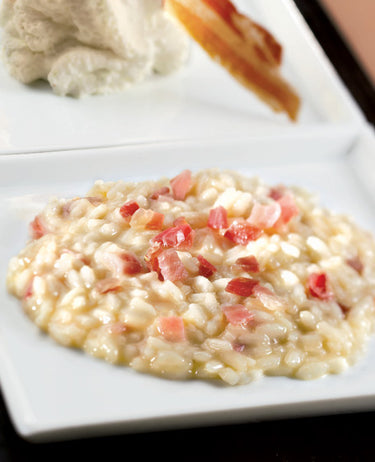 foto ricetta Riso al gorgonzola e pancetta 