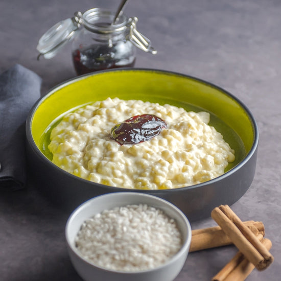 CRÈME ANGLAISE RICE PUDDING 